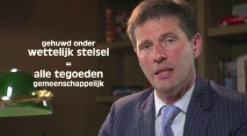 Is het tegoed van een bankrekening, op naam van een echtgenoot, zijn persoonlijke eigendom?
